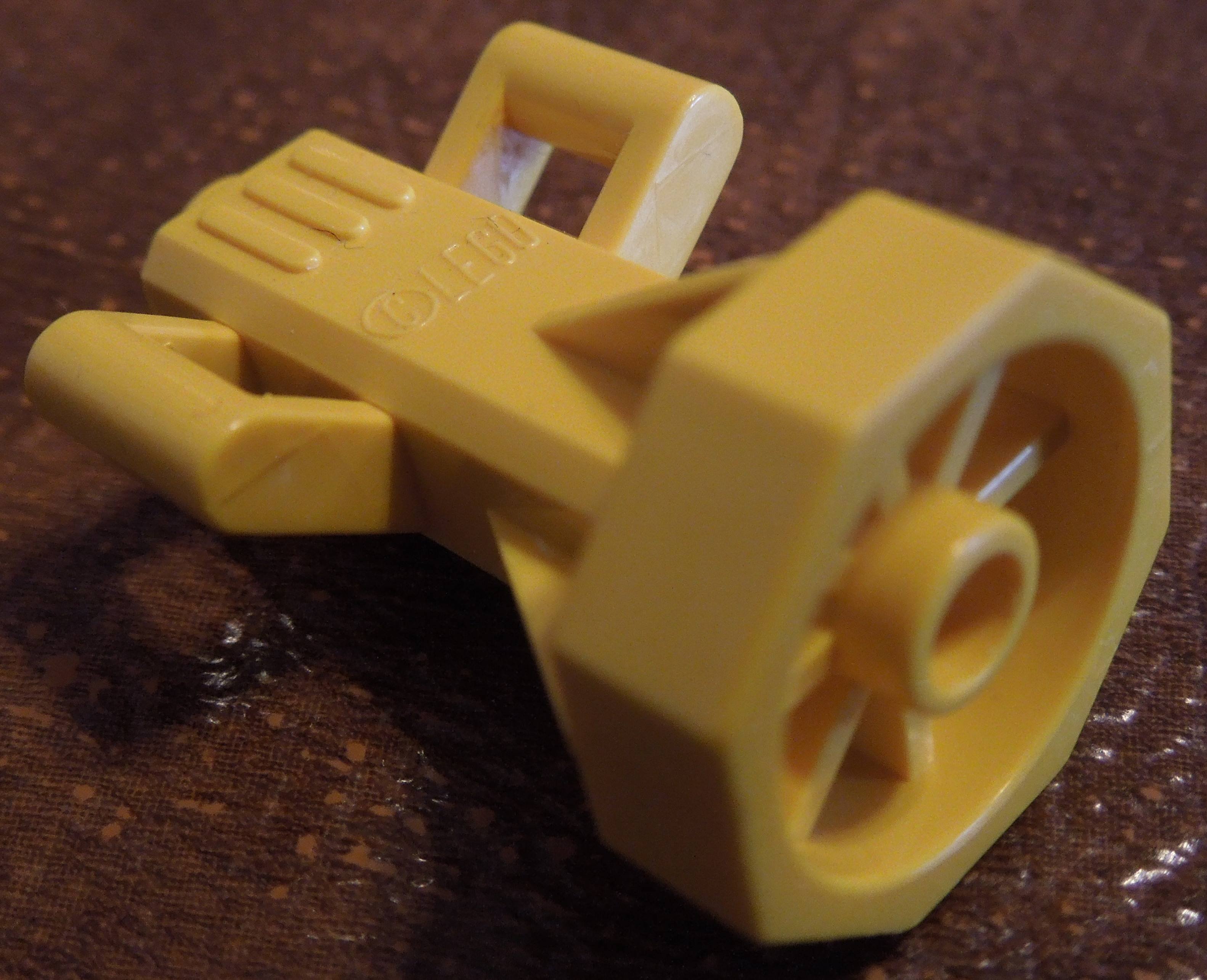 yellow Lego piece